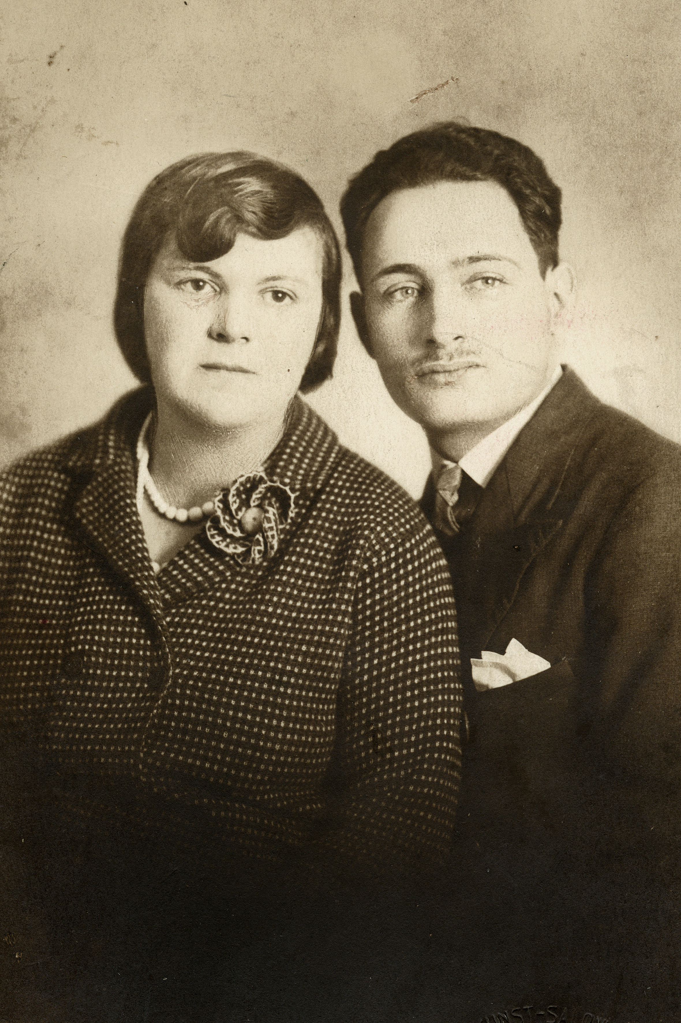 Hermann Landau mit seiner Frau Lilli zu Besuch in Wien | Centropa