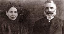 Elkhonen Saks' grandparents Yehuda and Rivke Saks