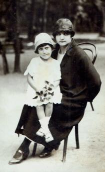 Mena Shumiacher and her governess Jenny