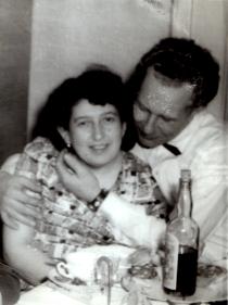 Bluma Lepiku and her second husband Ilmar Lepiku