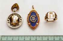 Samuil Rabinovich's badges and ring