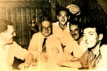 Marcel Goldstein with his friends from ORT