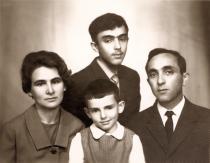 Boris and Tamara Rubenstein with family