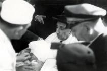 Ezra Bozo at his nephew's circumcision